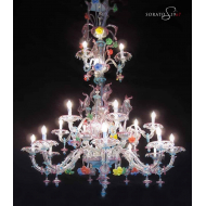 Rezzonico multicolor 17 luci