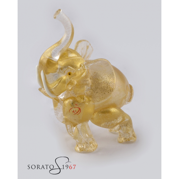 E95 Elefantino Murano Oro