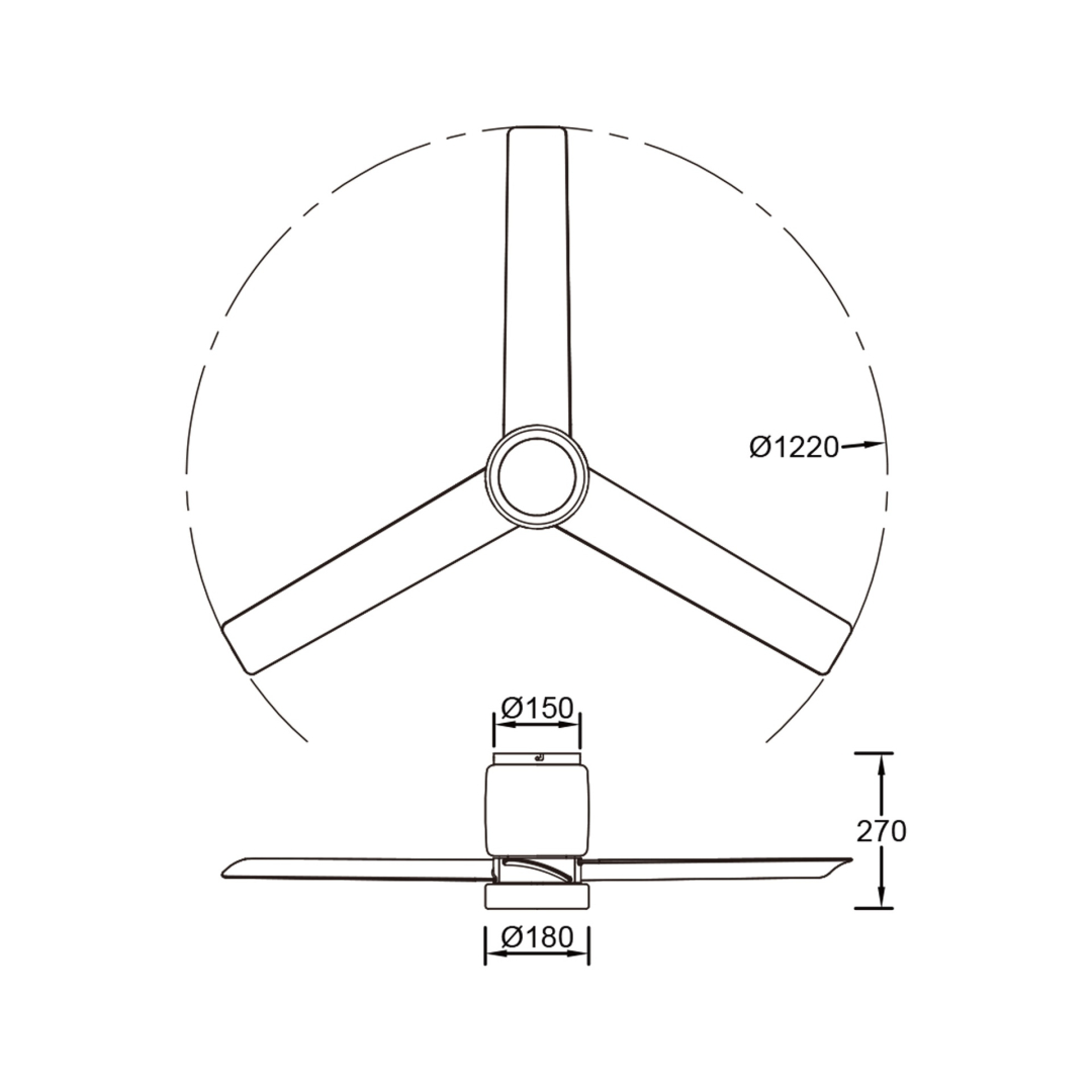 Ventilatore Mantra Ceramica
