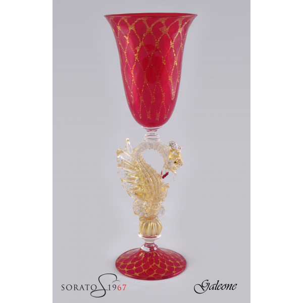 Calice Murano Galeone