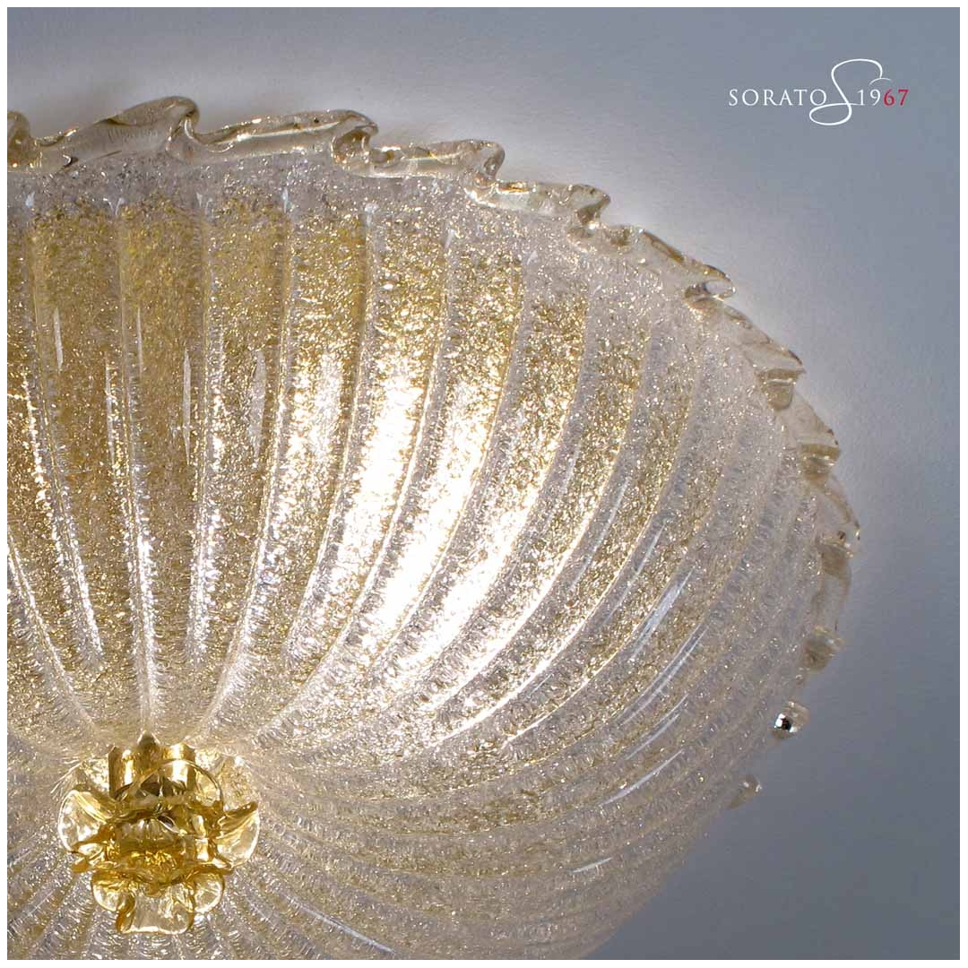 Plafoniere Fiori : Plafoniere vetro murano loredan