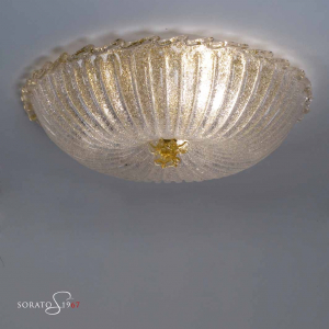 Loredan Plafoniera Murano D.58 fiore oro Loredan Plafoniera Murano D.58 fiore oro
