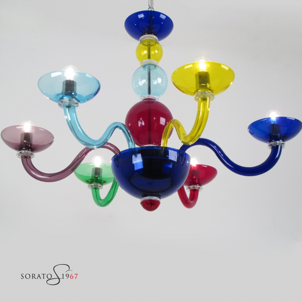 Lampadari murano matisse Lampadario murano moderno