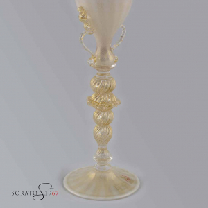 Calice Murano Sandolo Gold Calice Murano Sandolo Gold