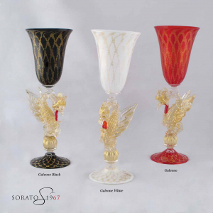 Calice Murano Galeone - Serie completa Calice Murano Galeone - Serie completa