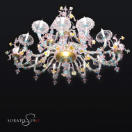 Ca' Rezzonico ovale multicolor 12 luci Ca' Rezzonico ovale multicolor 12 luci