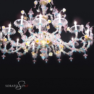 Ca' Rezzonico ovale multicolor 12 luci Ca' Rezzonico ovale multicolor 12 luci
