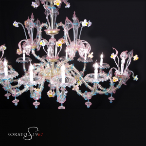 Ca' Rezzonico ovale multicolor 12 luci Ca' Rezzonico ovale multicolor 12 luci