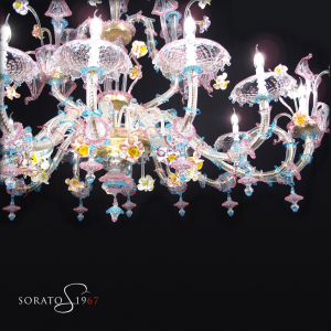 Ca' Rezzonico ovale multicolor 12 luci Ca' Rezzonico ovale multicolor 12 luci