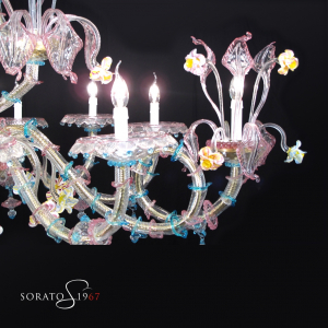 Ca' Rezzonico ovale multicolor 12 luci Ca' Rezzonico ovale multicolor 12 luci