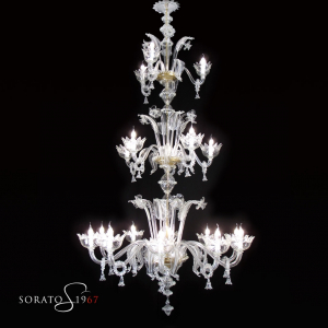 Perugino lampadario Murano 18 luci Perugino lampadario Murano 18 luci