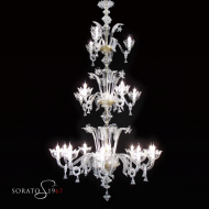 Perugino lampadario Murano 18 luci Perugino lampadario Murano 18 luci