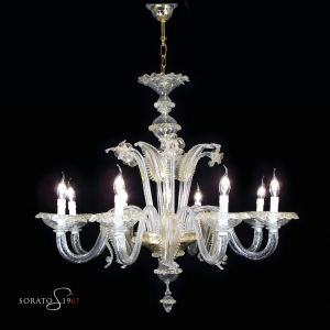 Bellini lampadario Murano 8 luci Bellini lampadario Murano 8 luci