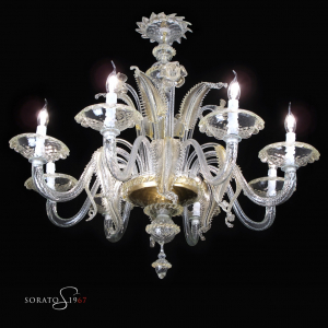 Bellini lampadario Murano 8 luci Bellini lampadario Murano 8 luci