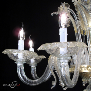 Bellini lampadario Murano 8 luci Bellini lampadario Murano 8 luci