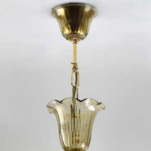 Canaletto lampadario Murano pagliesco 5 luci Canaletto lampadario Murano pagliesco 5 luci