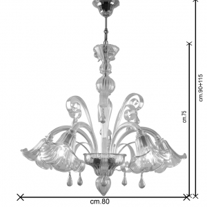 Bronzino lampadario vetro Murano dimensioni Bronzino lampadario vetro Murano dimensioni
