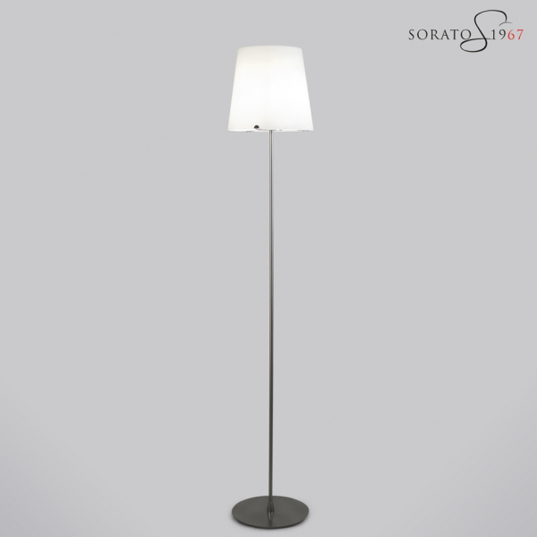 Bonjour lampada terra cono vetro