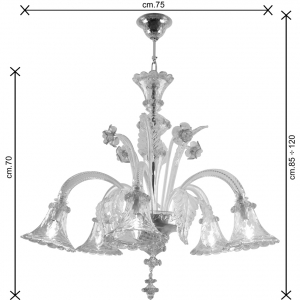 Pinturicchio lampadario vetro Murano dimensioni Pinturicchio lampadario vetro Murano dimensioni