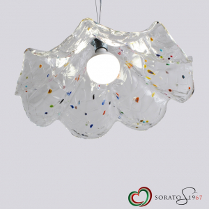 Drappo sospensione vetro Murano Drappo sospensione vetro Murano