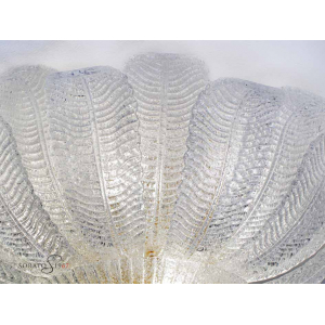 Morosini plafoniera foglie vetro Murano Morosini plafoniera foglie vetro Murano